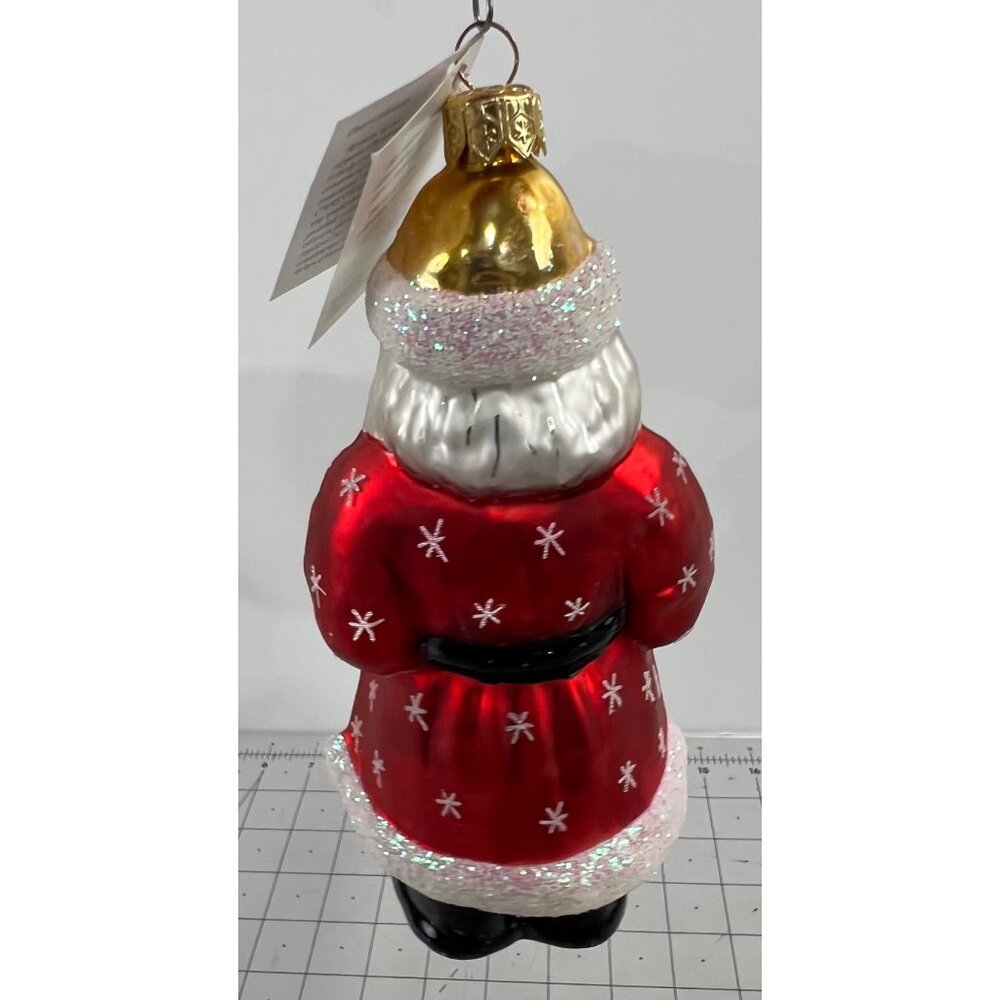 Christopher Radko Santa Christmas Ornament Pot O’ Gold “BRK” Berkshire Hathaway - Picture 5 of 9